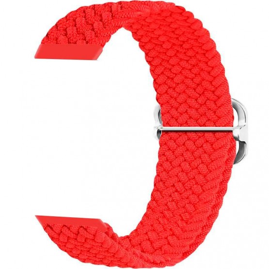 Ремешок Rumi Wick нейлоновый для Huawei Band 7 (плетеный, красный)