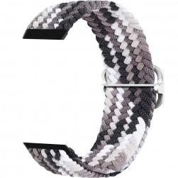 Ремешок Rumi Wick нейлоновый для Huawei Band 7 (плетеный, серый микс)