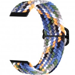Ремешок Rumi Wick нейлоновый для Huawei Band 7 (плетеный, темный микс)