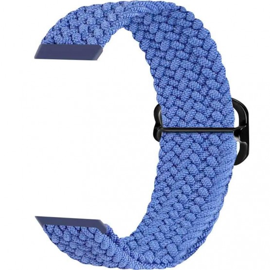Ремешок Rumi Wick нейлоновый для Huawei Band 7 (плетеный, синий)