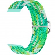 Ремешок Rumi Wick нейлоновый для Huawei Band 7 (плетеный, салатовый микс)