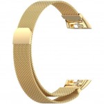 Металлический браслет Rumi Milanese loop для Honor Band 6 / 7, Huawei Band 6 (миланское плетение, золотистый)
