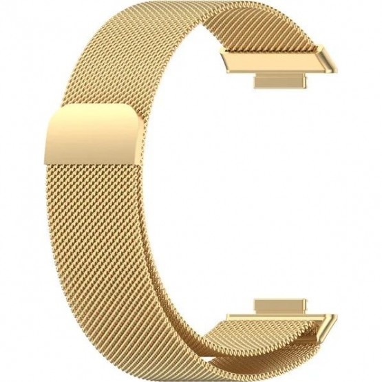 Браслет Rumi Milanese loop металлический для Huawei Watch Fit 2 (золотистый)