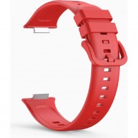 Силиконовый ремешок Rumi для Huawei Watch Fit 2 (насыщенный красный)