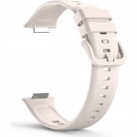 Силиконовый ремешок Rumi для Huawei Watch Fit 2 (бежевый)