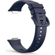 Ремешок Rumi силиконовый для Huawei Watch Fit 2 (темно-синий)