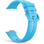 Силиконовый ремешок Rumi для Huawei Watch Fit 2 (голубой)
