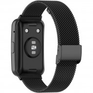 Браслет Rumi Mesh металлический для Huawei Watch FIT / Elegant (черный)