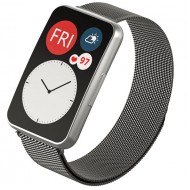 Браслет Rumi Milanese loop металлический для Huawei Watch Fit / Elegant (чёрный)