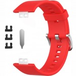 Силиконовый ремешок Rumi для Huawei Watch Fit / Elegant (красный)