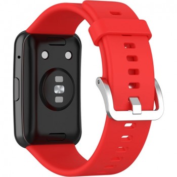 Силиконовый ремешок Rumi для Huawei Watch Fit / Elegant (красный)