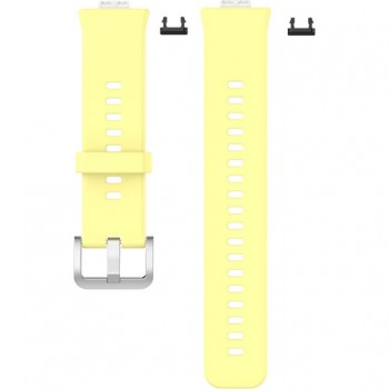 Силиконовый ремешок Rumi для Huawei Watch Fit / Elegant (желтый)