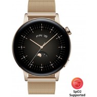Умные часы Huawei  Watch GT 3 Elegant 42 мм Золотистый корпус с золотистым миланским ремешком