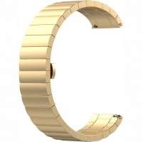 Металлический блочный браслет Rumi Snake для часов 20 мм (золотистый)