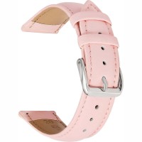 Кожаный ремешок Rumi Dale для часов 16 мм (розовый)