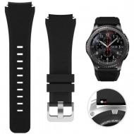 Ремешок Rumi Gear S3 силиконовый для часов 22 мм Черный