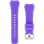 Силиконовый ремешок для часов Samsung Gear S3 рифлёный (22 мм) Фиолетовый