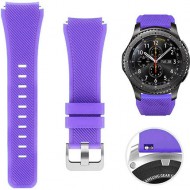 Ремешок Rumi Gear S3 силиконовый для часов 22 мм Фиолетовый