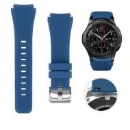 Ремешок Rumi Gear S3 силиконовый для часов 22 мм Тёмно-синий