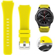 Ремешок Rumi Gear S3 силиконовый для часов 22 мм Жёлтый