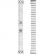 Браслет Rumi Snake металлический для Honor Band 6 / 7, Huawei Band 6 (серебристый)