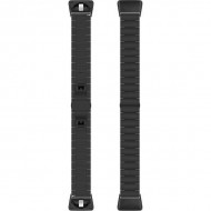 Браслет Rumi Snake металлический для Honor Band 6 / 7, Huawei Band 6 (черный)