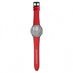 Ремешок Rumi Comfort гибридный для Samsung Galaxy Watch4 / 5 / 6 / 7 (20 мм, красный)