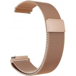 Браслет Rumi Milanese loop металлический для часов 24 мм (красное золото)