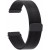 Браслет Rumi Milanese loop металлический для часов 20 мм (черный)