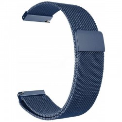 Браслет Rumi Milanese loop металлический для часов 20 мм (синий)