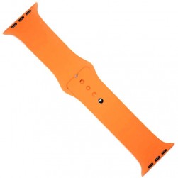 Силиконовый ремешок Sport Band для Apple Watch 38 / 40 / 41mm (апельсиновый)