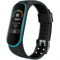 Ремешок Bamboo для Xiaomi Mi Band 5 / 6 (Голубой)
