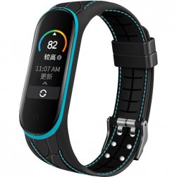 Ремешок Bamboo для Xiaomi Mi Band 5 / 6 (Голубой)