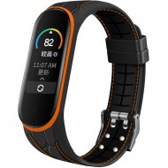 Ремешок Bamboo для Xiaomi Mi Band 5 / 6 (Оранжевый)