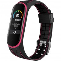 Ремешок Bamboo для Xiaomi Mi Band 5 / 6 (Розовый)