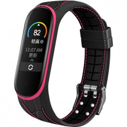 Ремешок Bamboo для Xiaomi Mi Band 5 / 6 (Розовый)