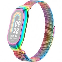 Браслет Rumi Milanese loop металлический для Xiaomi Smart Band 8 (хамелеон)