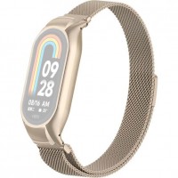 Металлический браслет Rumi Milanese loop для Xiaomi Smart Band 8 (звездный свет)