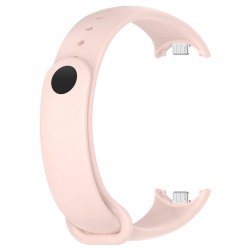 Ремешок Rumi Metalfix силиконовый для Xiaomi Smart Band 8 (нежно-розовый)