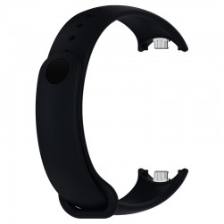 Ремешок Rumi Metalfix силиконовый для Xiaomi Smart Band 8 (черный)