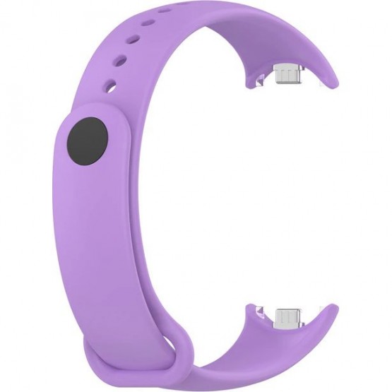 Ремешок Rumi Metalfix силиконовый для Xiaomi Smart Band 8 (лавандовый)