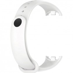 Ремешок Rumi Metalfix силиконовый для Xiaomi Smart Band 8 (светло-серый)