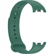 Ремешок Rumi силиконовый для Xiaomi Smart Band 8 (темно-зеленый)