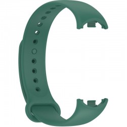 Ремешок Rumi силиконовый для Xiaomi Smart Band 8 (темно-зеленый)