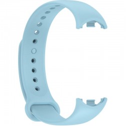 Ремешок Rumi силиконовый для Xiaomi Smart Band 8 (голубой)