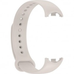 Ремешок Rumi силиконовый для Xiaomi Smart Band 8 (бежевый)