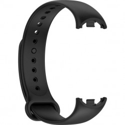 Ремешок Rumi силиконовый для Xiaomi Smart Band 8 (черный)