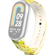 Ремешок Rumi силиконовый для Xiaomi Smart Band 8 (одуванчики)