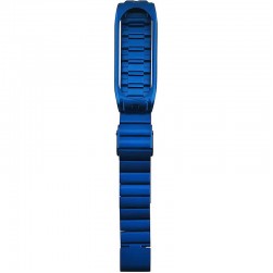 Браслет Rumi Snake металлический для Xiaomi Smart Band 8 (синий)