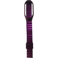 Браслет Rumi Snake металлический для Xiaomi Smart Band 8 (фиолетовый)